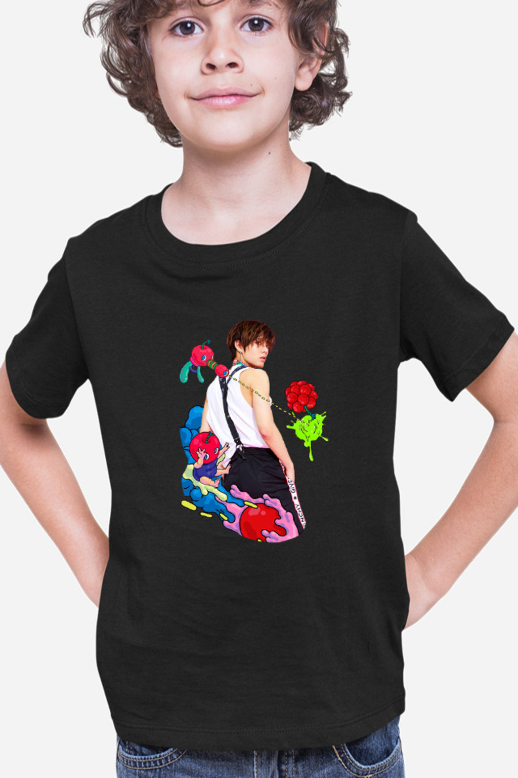 Tricou copii NCT Cherry Bomb Entertainment Lumitless S.M. K-pop