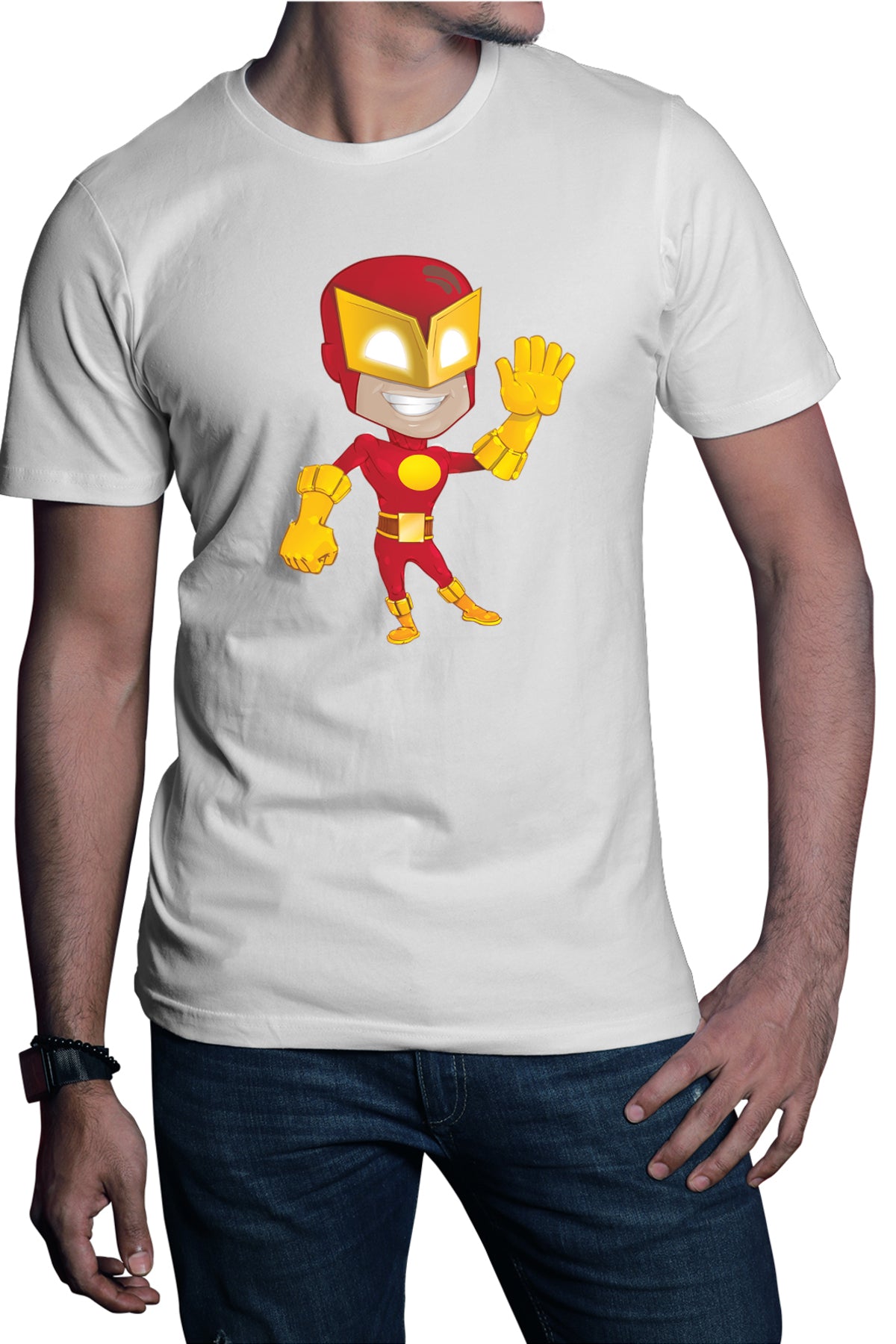 Tricou barbati The Flash Superhero Cartoon Comics