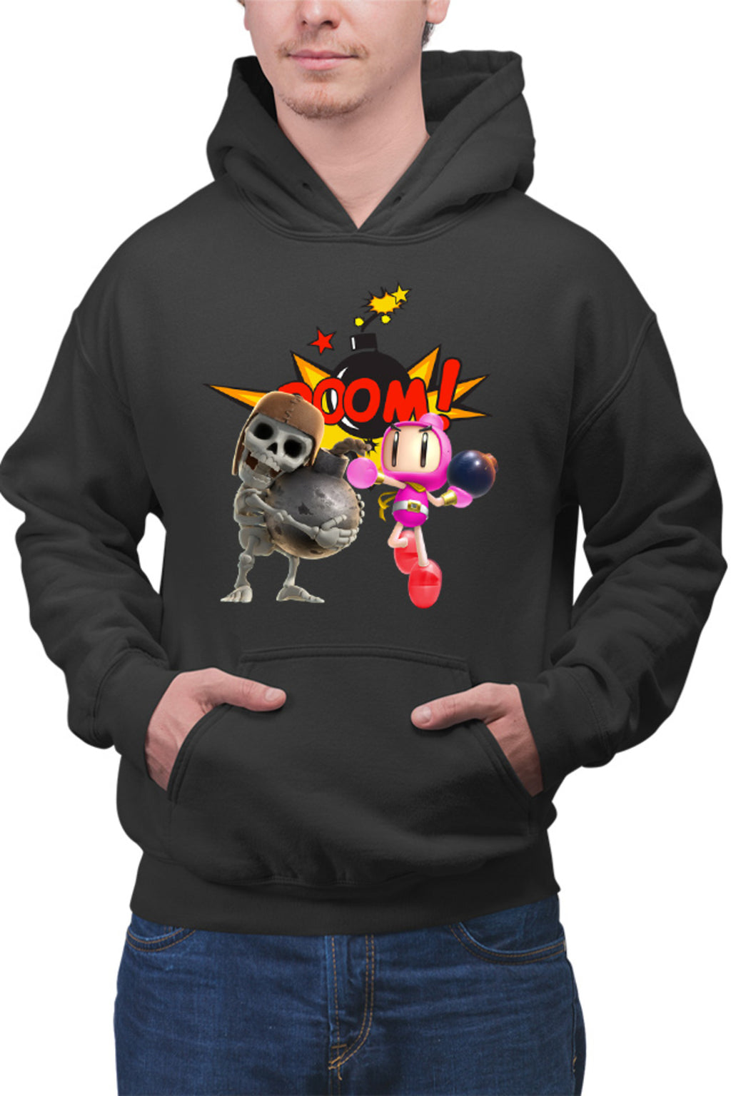 Hanorac barbati Clash Royale Bomberman Skeleton Special Ability