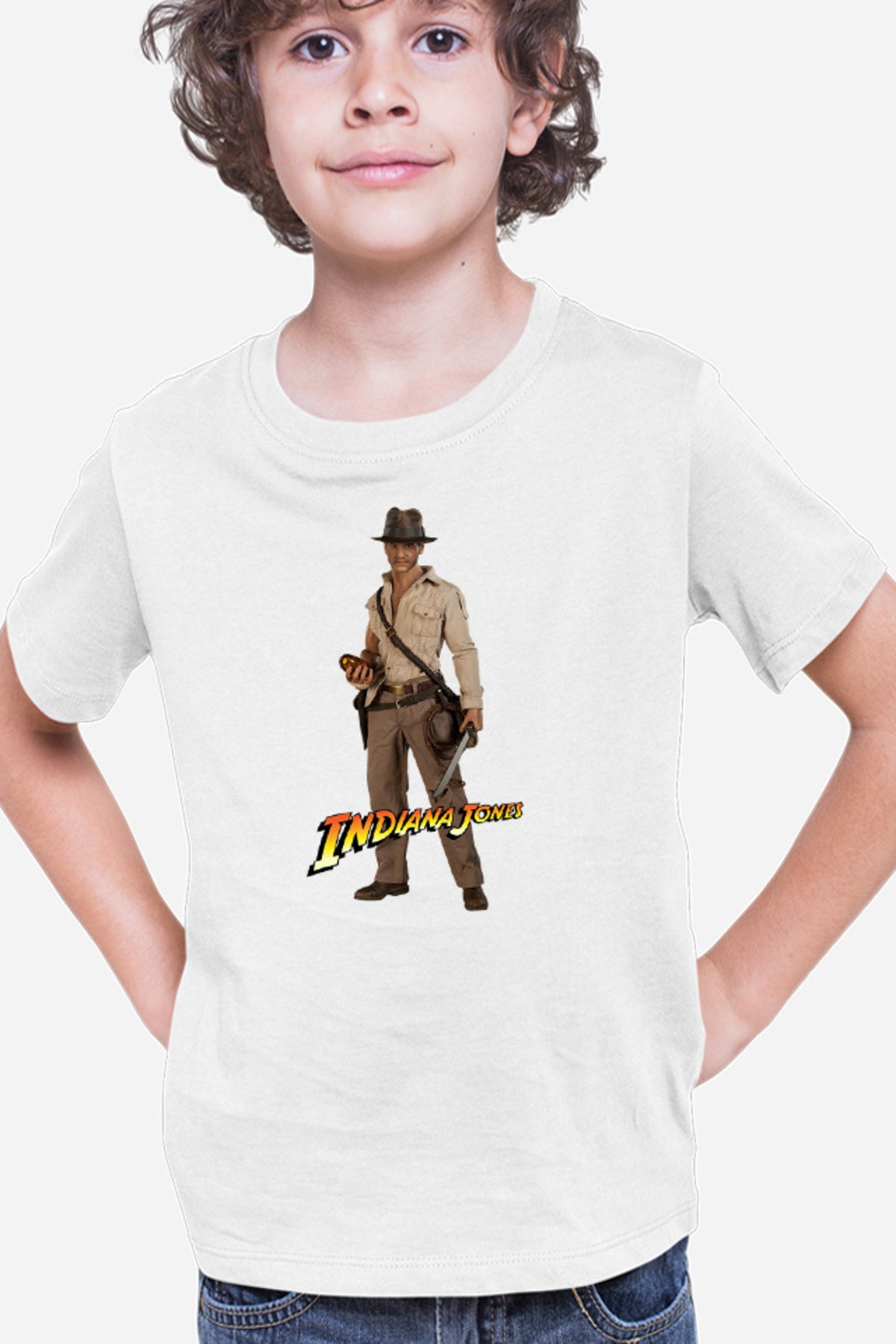 Tricou copii Indiana Jones Travel Treasure Adventure Figure