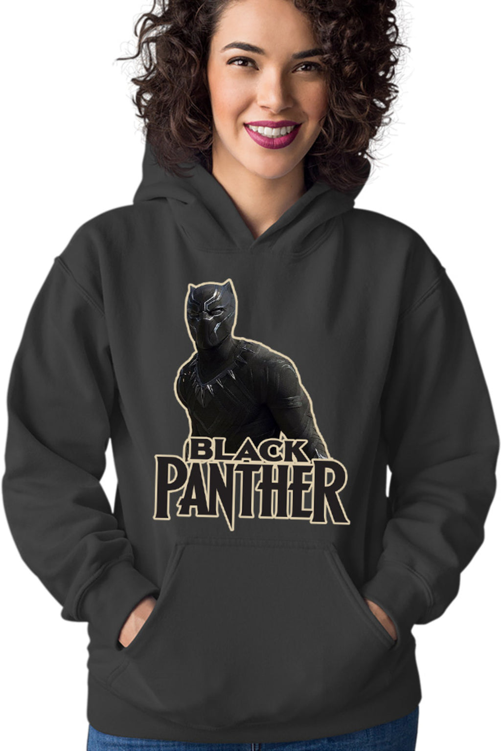 Hanorac dama Black Panther Logo Save World Hero Protect