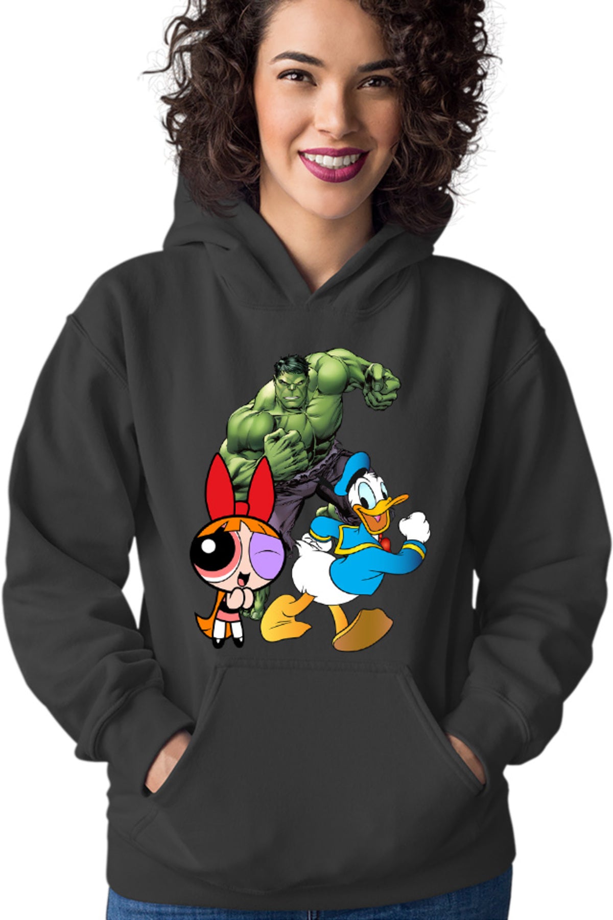 Hanorac dama Hulk Marvel Donald Duck Powerpuff Girls