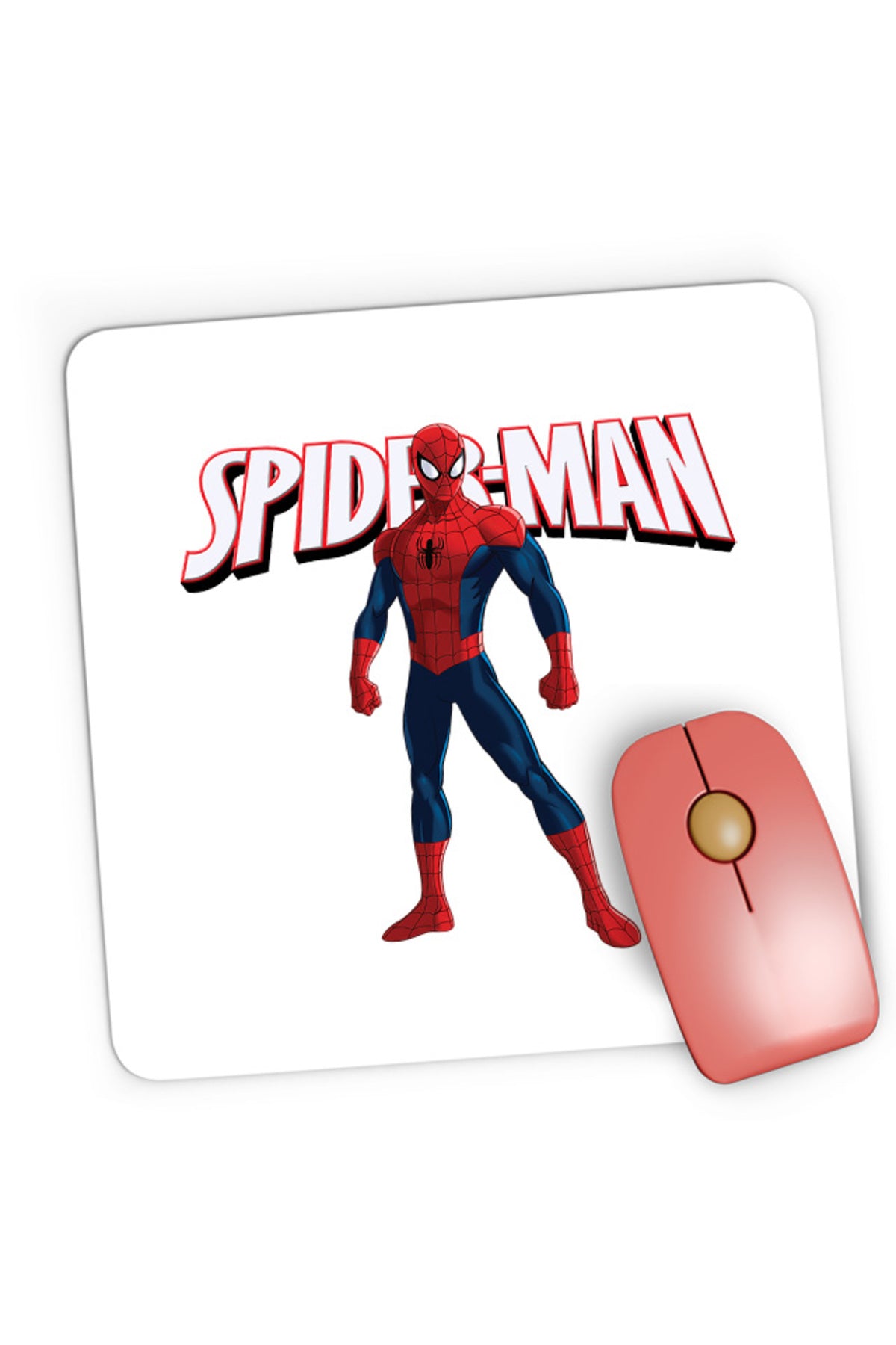 Mousepad Gaming Spiderman Logo Ultimate Game Costume Superhero, 21x19 cm