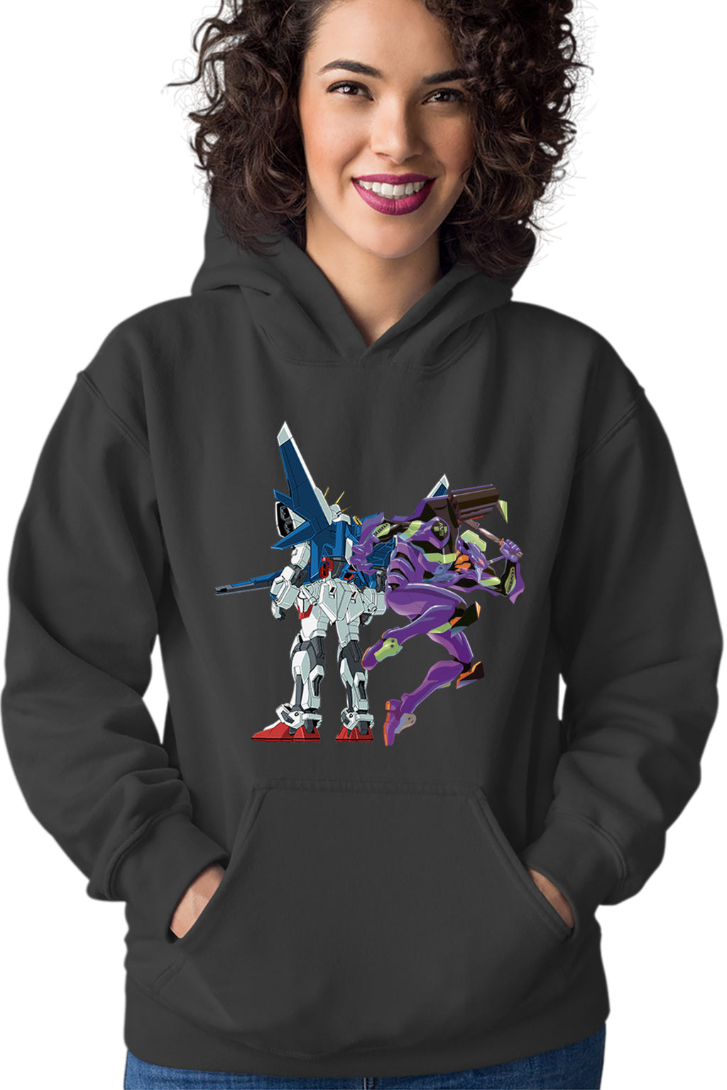 Hanorac dama Gundam Robot Blue Eva Flying