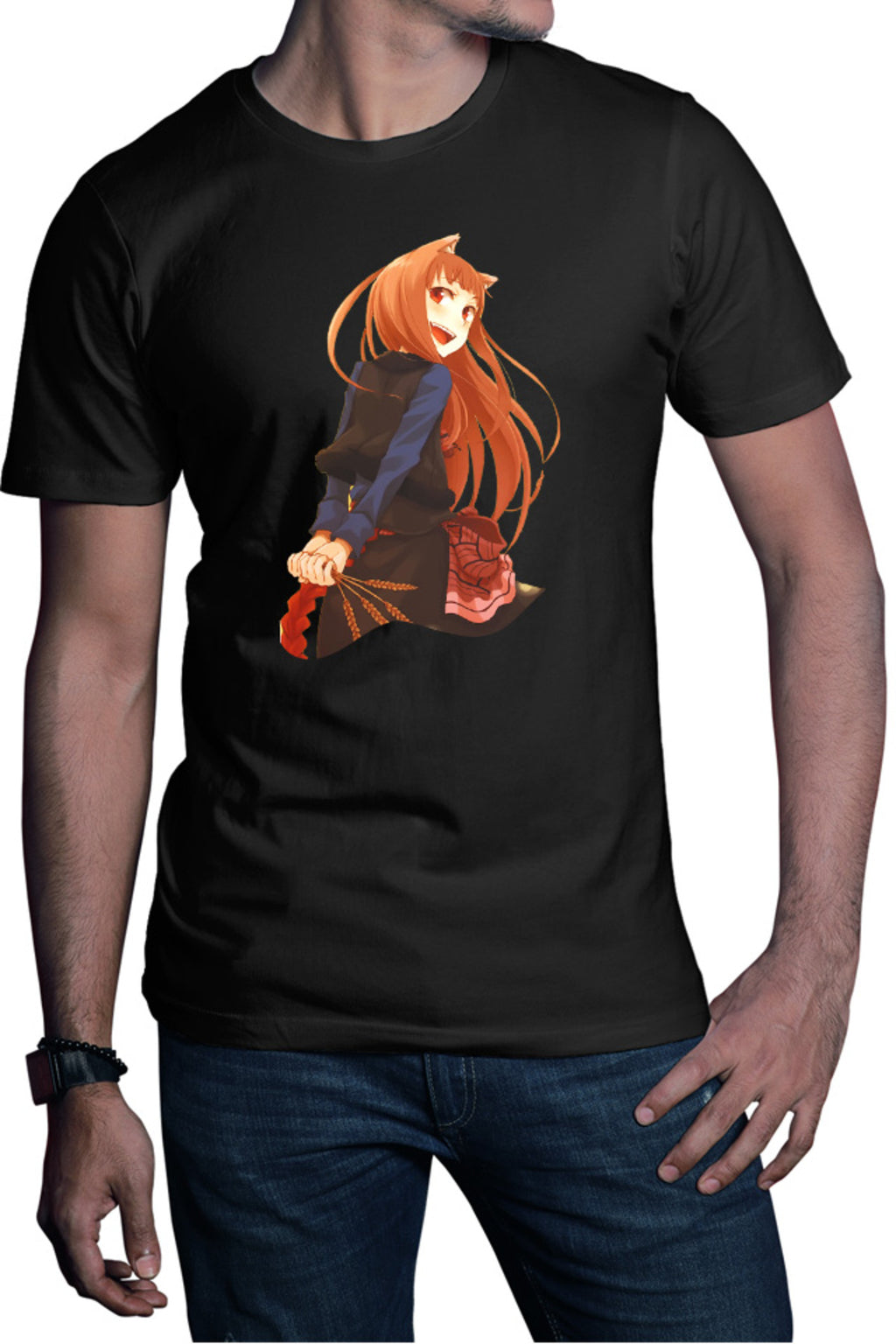 Tricou barbati Spice And Wolf Holo Naruto Songoku