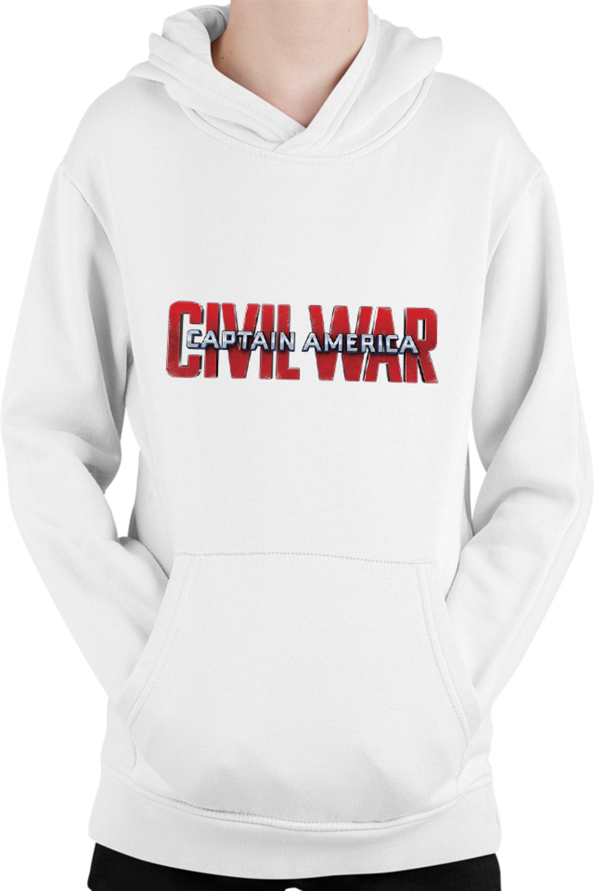 Hanorac copii Captain America Logo Civil Avengers Nice Beautiful Bold
