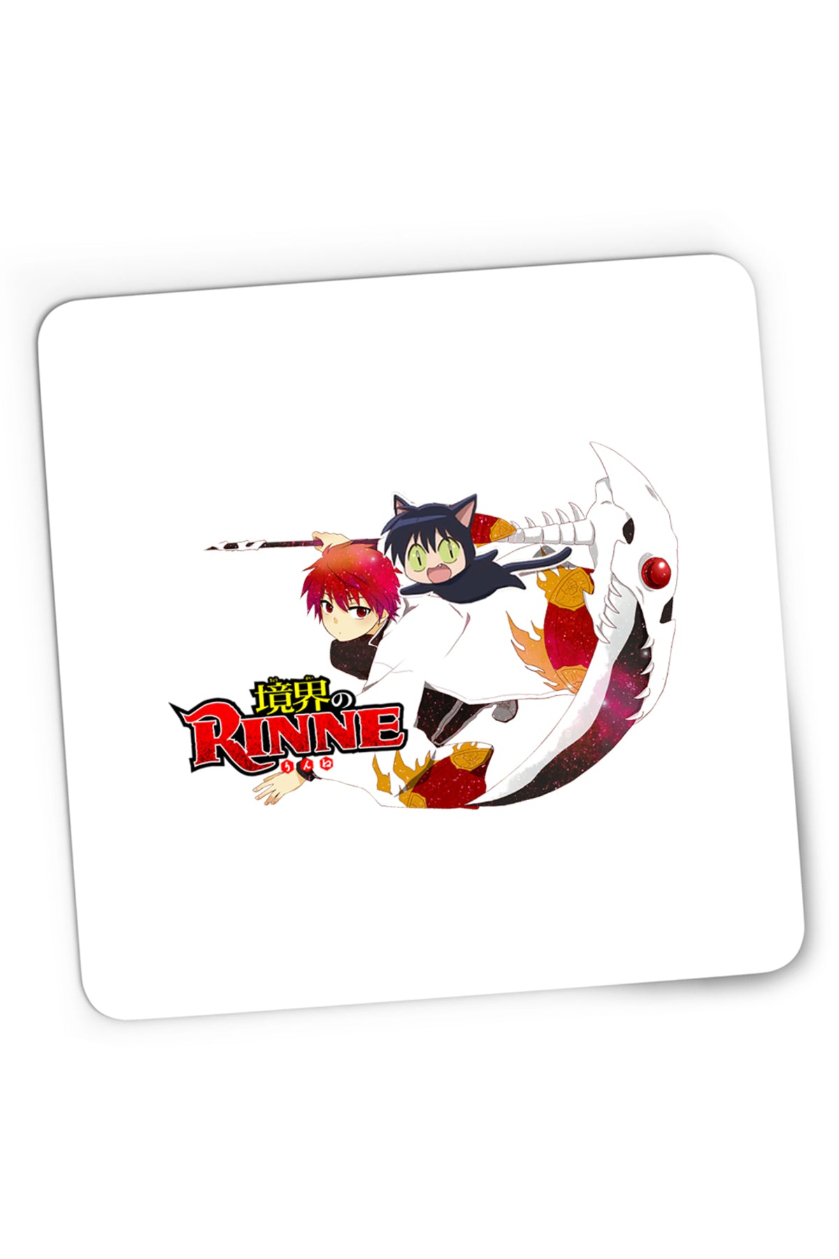 Mousepad Gaming Rin-ne Rin Rokumon Cat Animekage, 21x19 cm