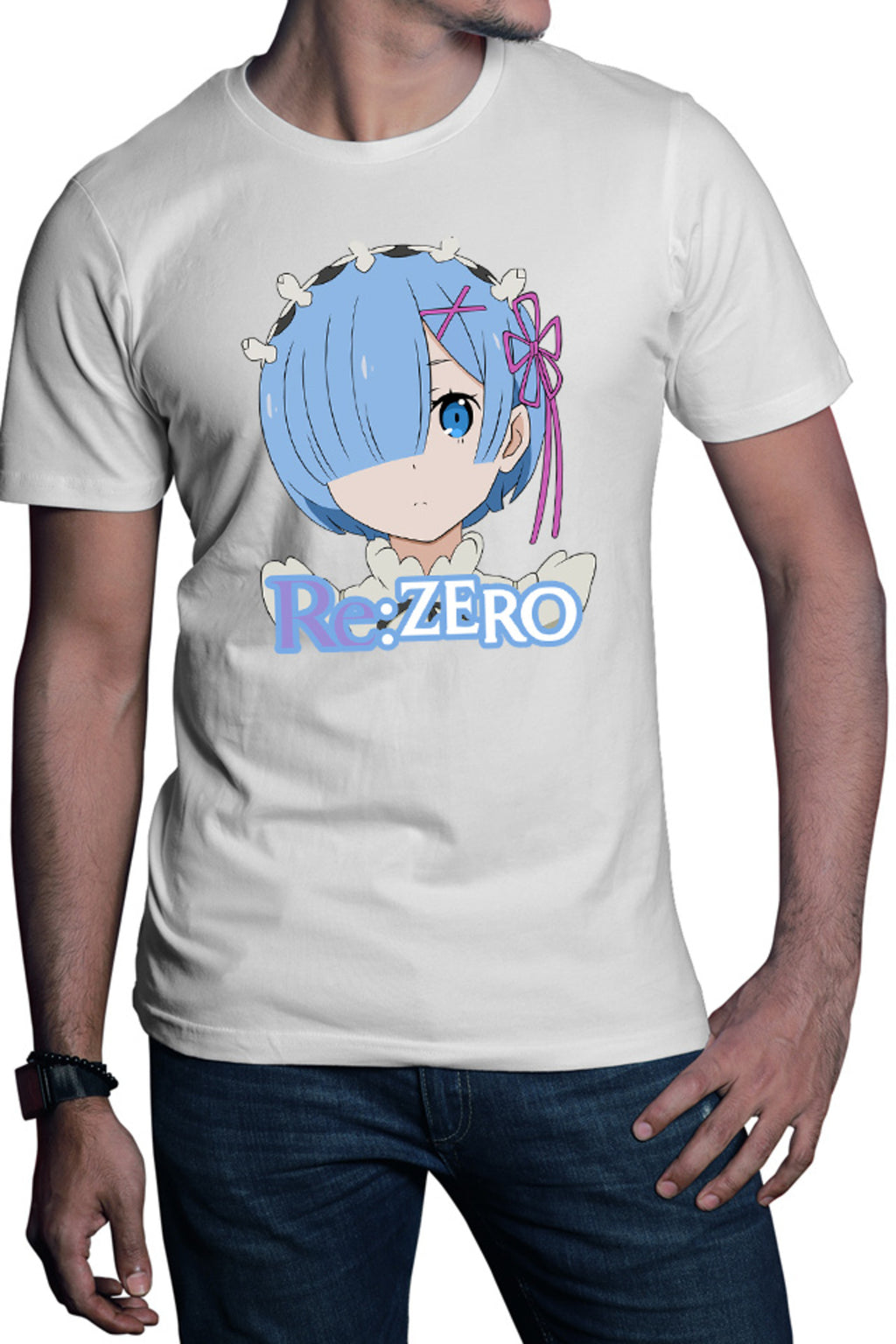 Tricou barbati Re Zero REM Maiden Light Novel Manga Cosplay