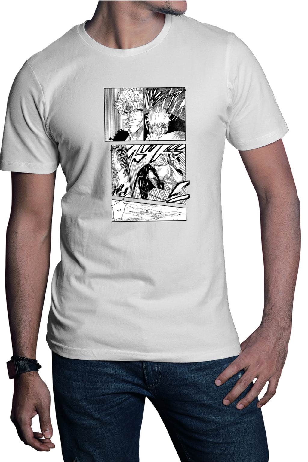 Tricou barbati Bleach Ichigo Manga Katana Atack