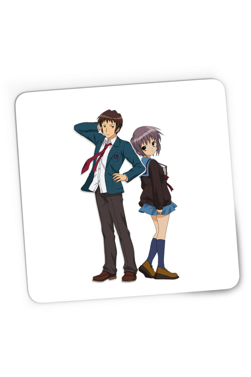 Mousepad Gaming Haruhi Suzumiya Itsuki Yuki Club Minecraft Funimation, 21x19 cm