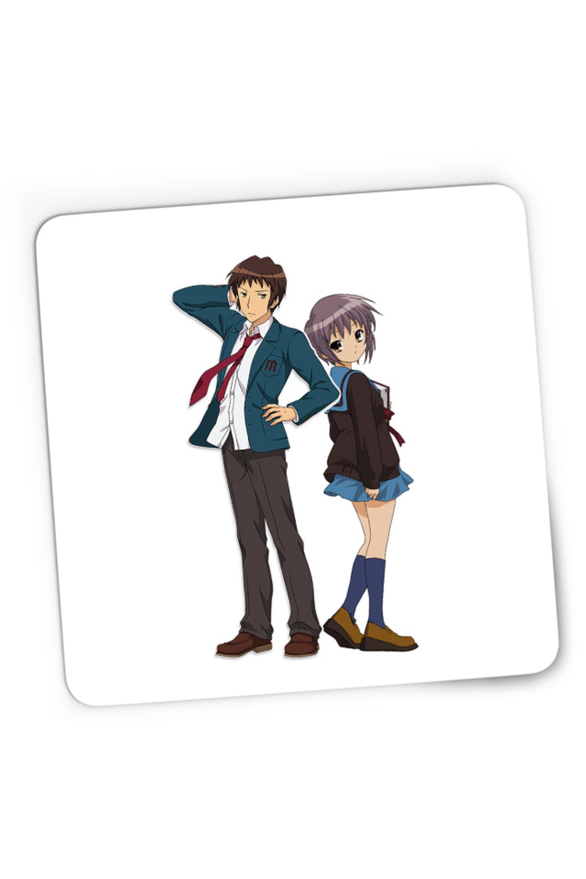 Mousepad Gaming Haruhi Suzumiya Itsuki Yuki Club Minecraft Funimation, 21x19 cm