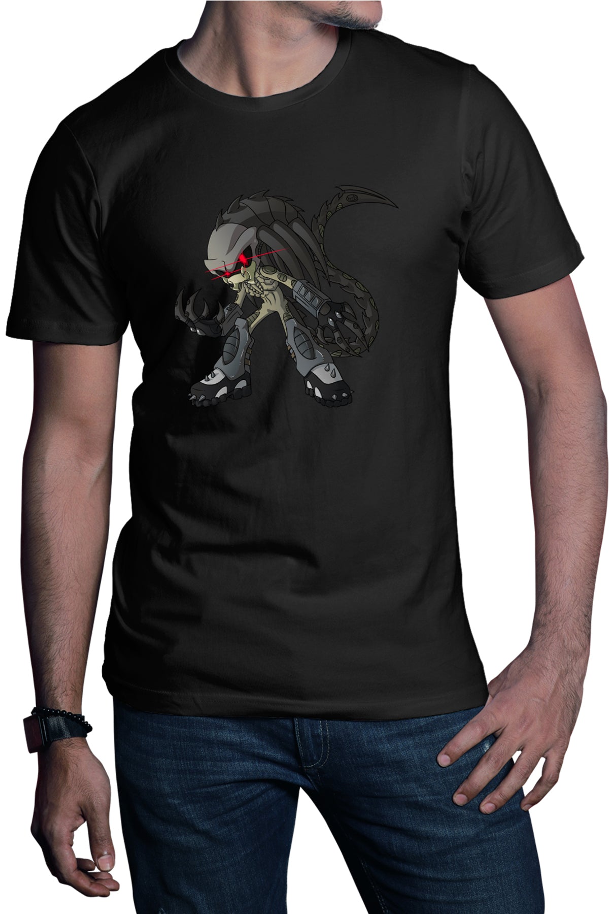 Tricou barbati Predator Alien Baby Predalien Ridley Scott
