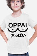 Tricou copii One-Punch Man Oppai Saitama Meme Logo