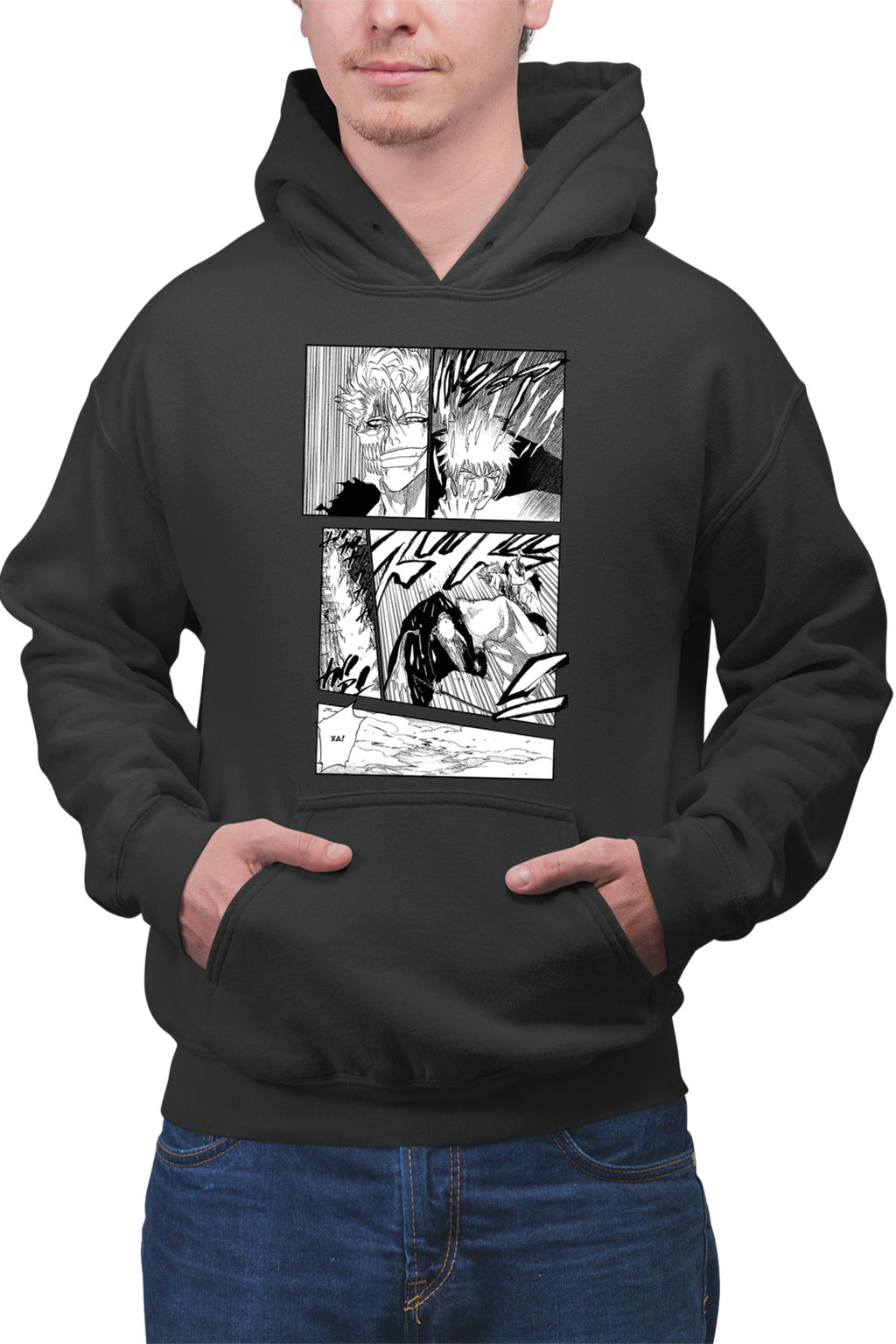 Hanorac barbati Bleach Ichigo Manga Katana Atack