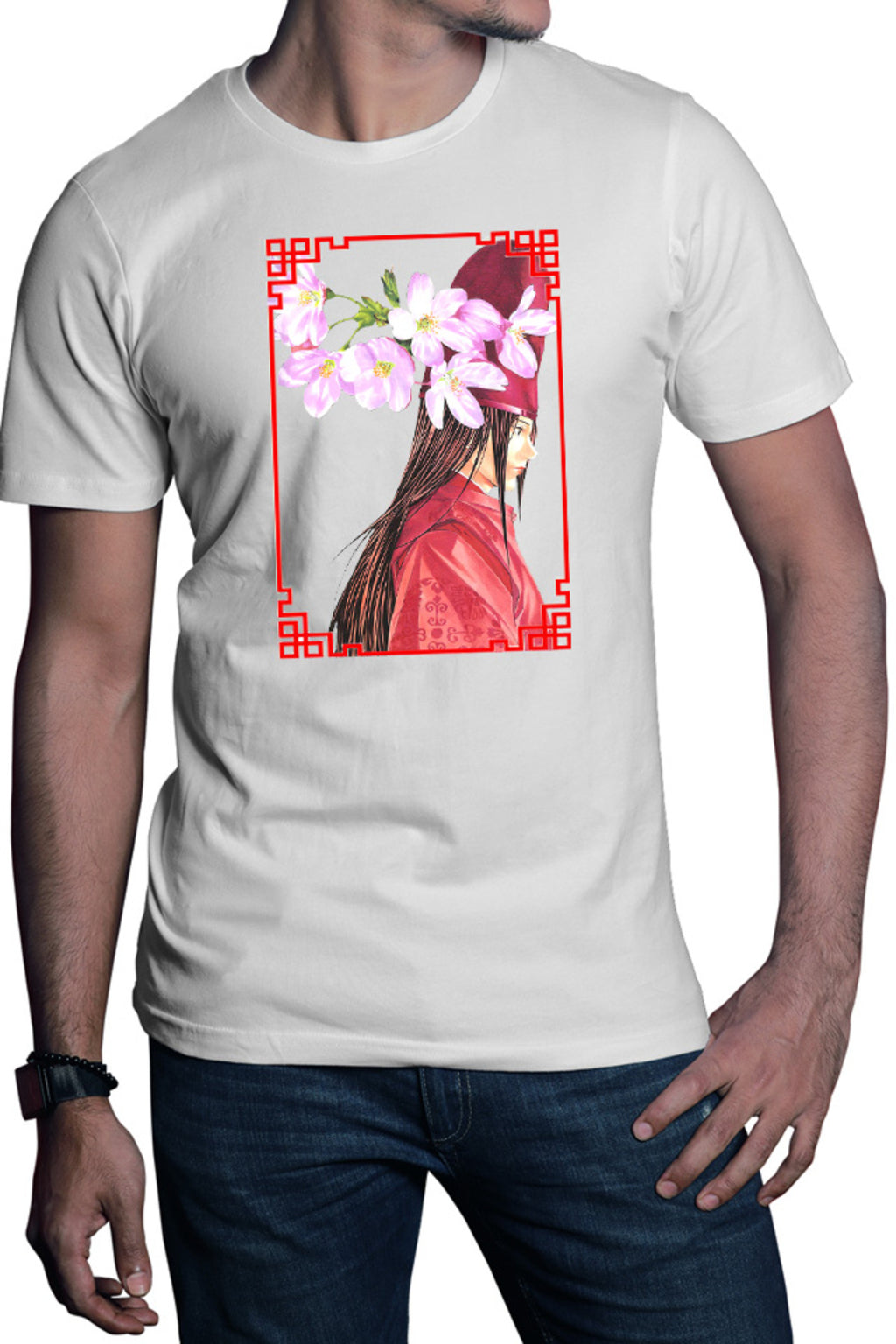 Tricou barbati Hikaru no Go Fujiwara no Sai Master of Go Kimono Japan