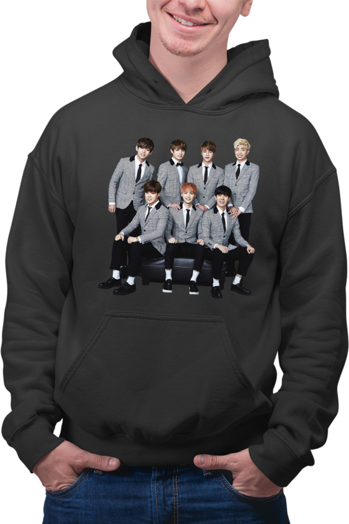 Hanorac barbati BTS K-Pop Music Band MTV Winning Award V Jin