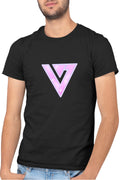 Tricou barbati Seventeen Idol K-pop Group Logo Shiny