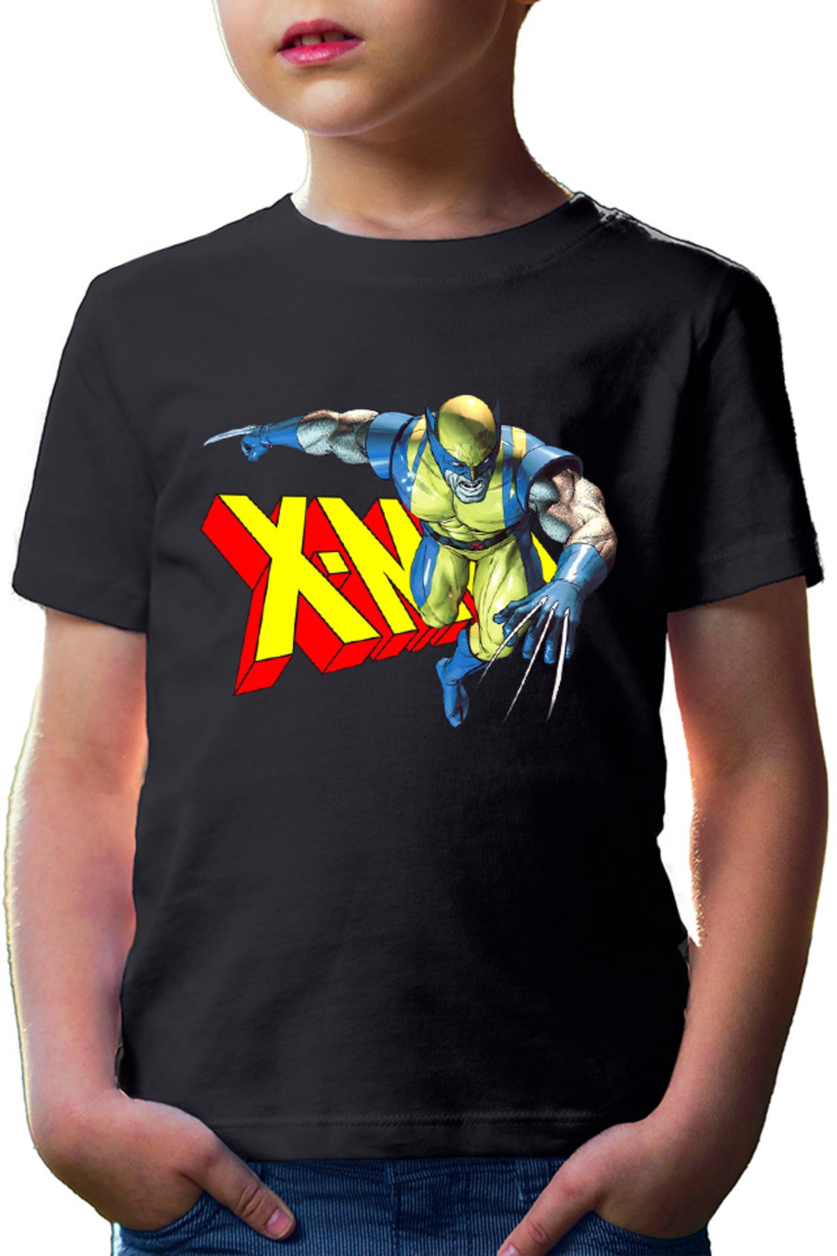 Tricou copii Wolverine X-Men Logo Superpower Hero