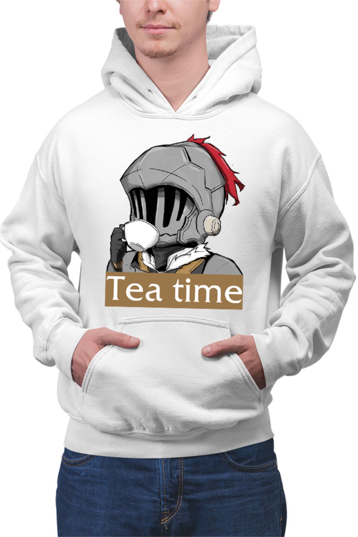 Hanorac barbati Goblin Slayer Tea Time Break Anime Rapid Armor Bebe