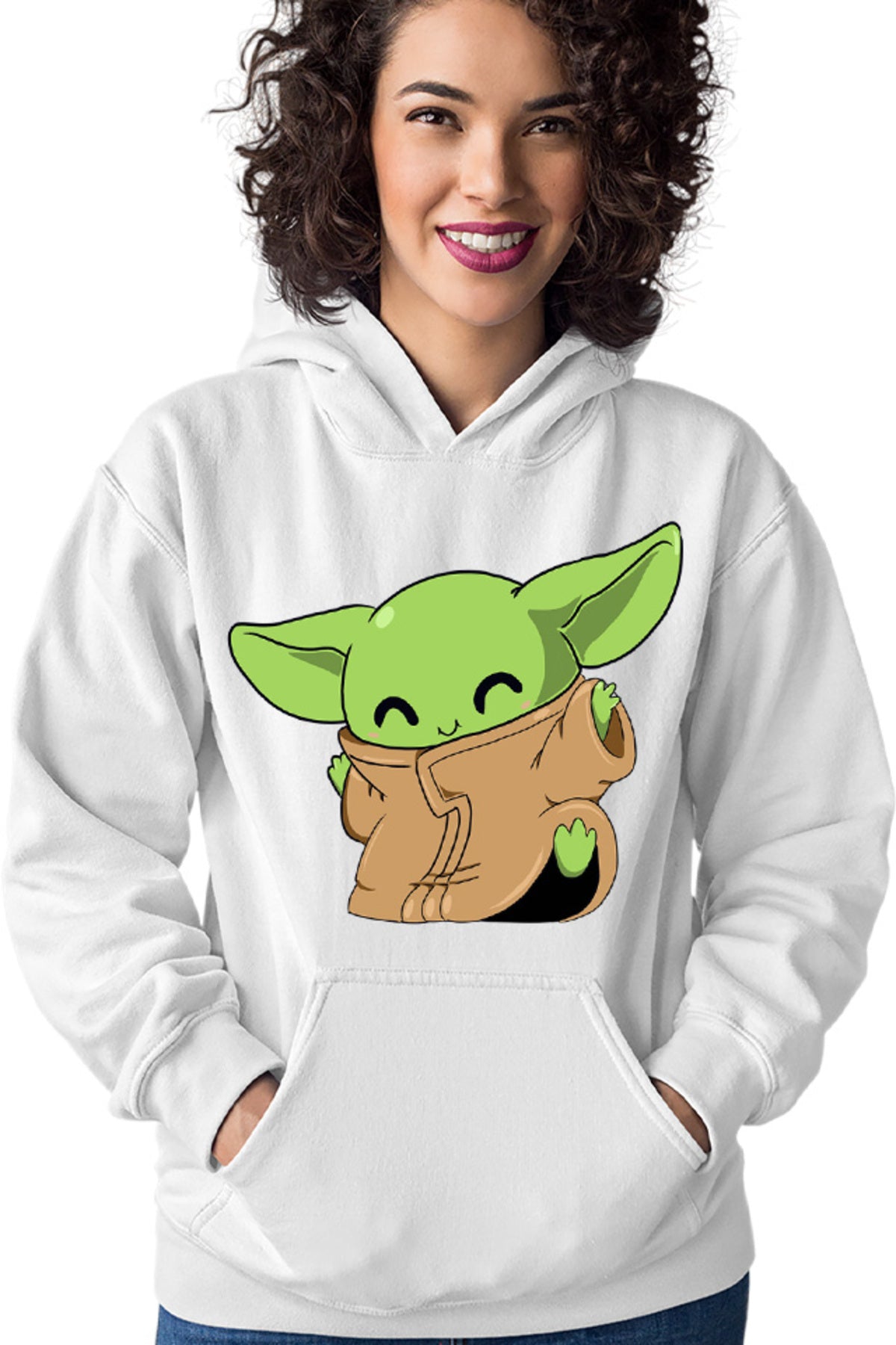 Hanorac dama Baby Yoda Dance Happy Fun