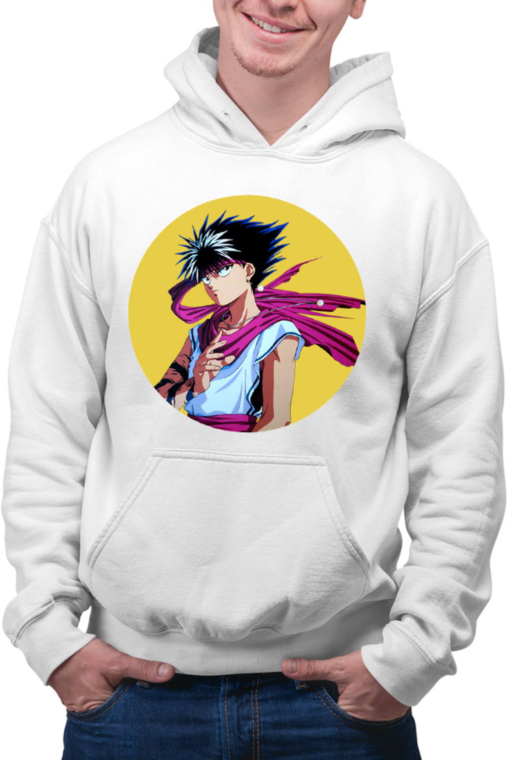 Hanorac barbati Yu Yu Hakusho Hiei Powers Mangaka Season