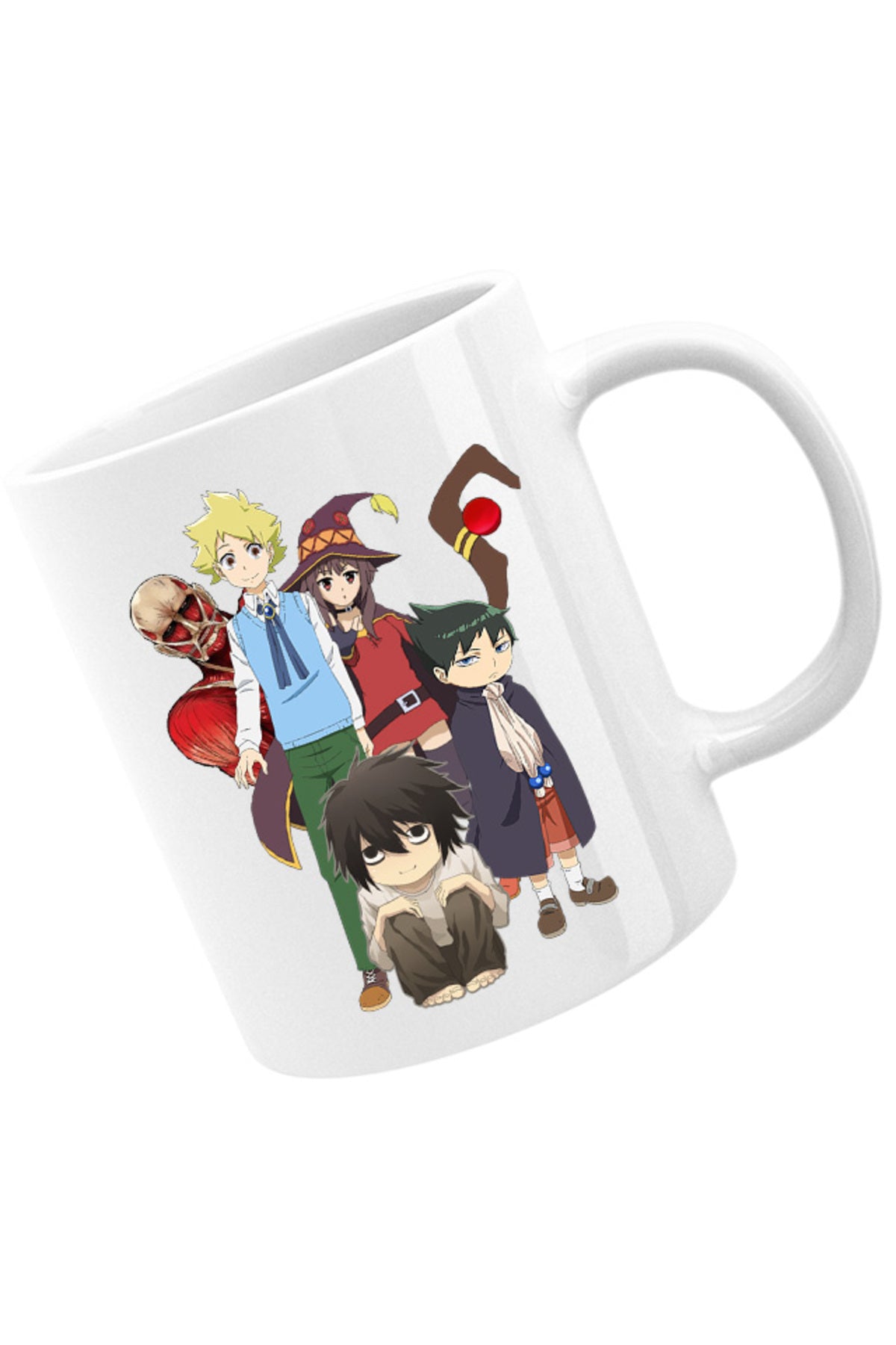Cana Muhyo Roji Taro AOT Collosal Titan Konosuba Megumi Death Note, alba, 330 ml