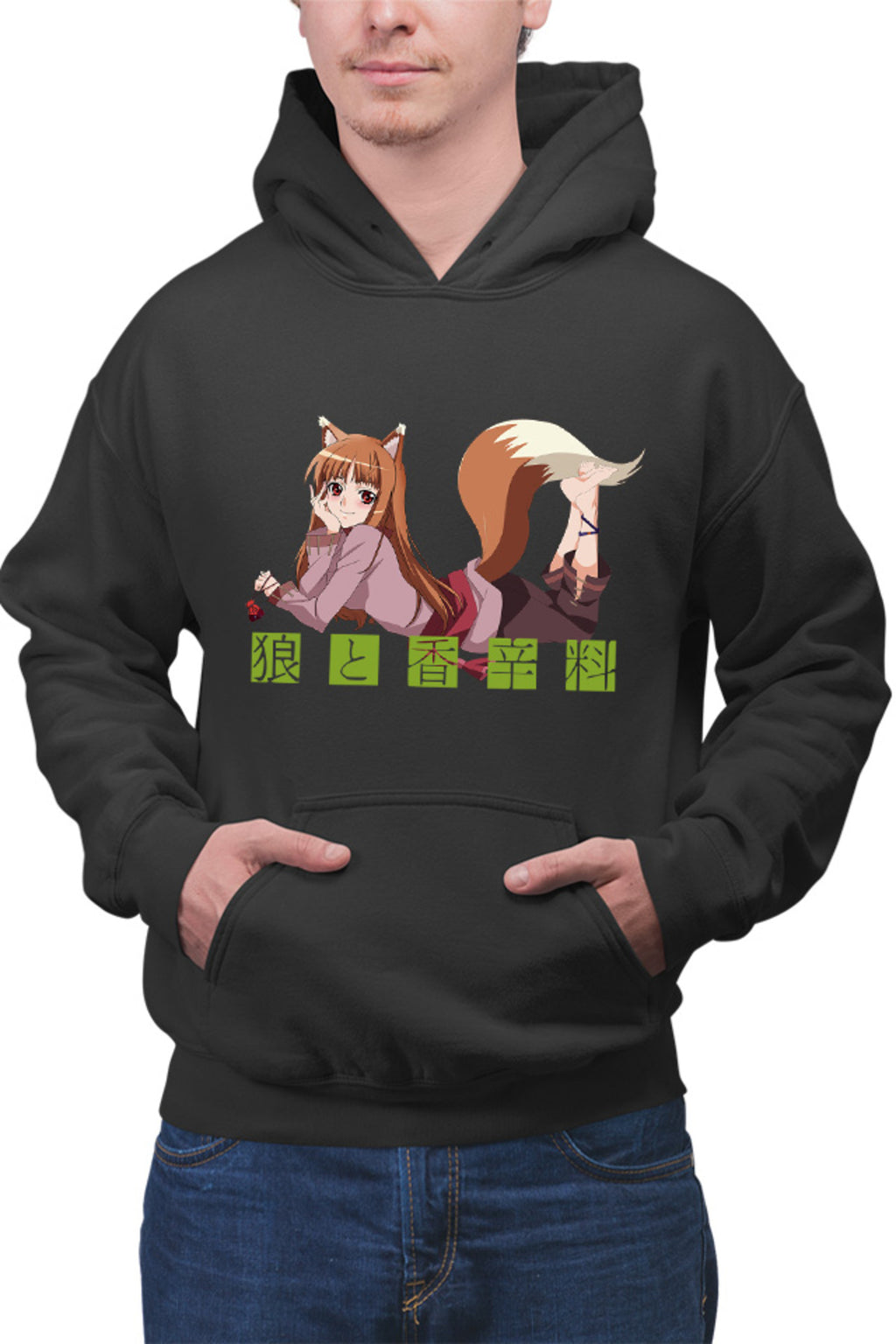 Hanorac barbati Spice And Wolf Holo Anime Slice of Life