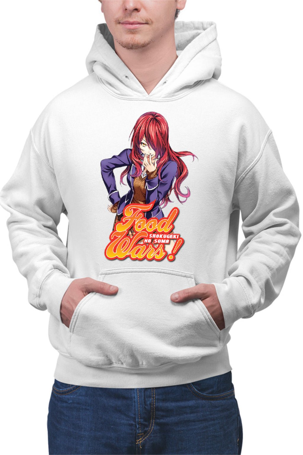 Hanorac barbati Food Wars Kobayashi Rindou School Uniform