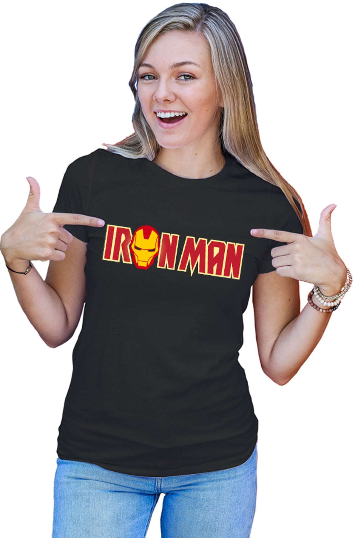 Tricou dama Ironman Logo Head Strong DC