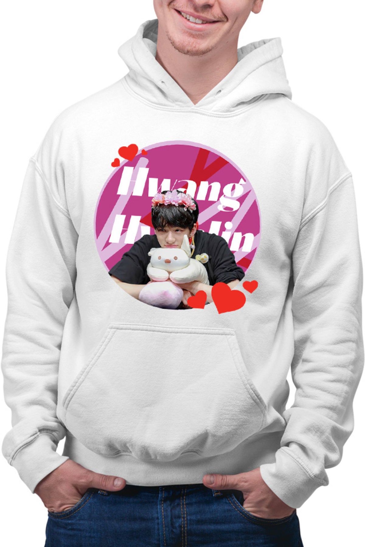 Hanorac barbati Stray Kids Monogram Sketch Album Logo Hwang