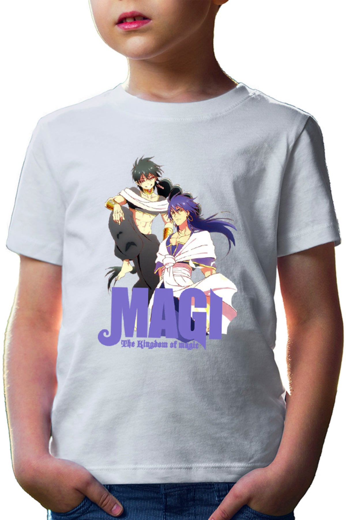 Tricou copii Magi The Labyrinth of Magic Gang Judar Sinbad Anime Style
