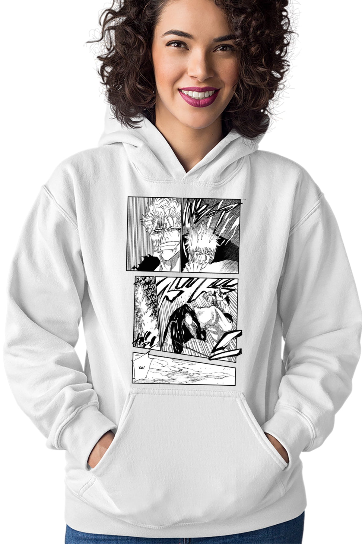 Hanorac dama Bleach Ichigo Manga Katana Atack