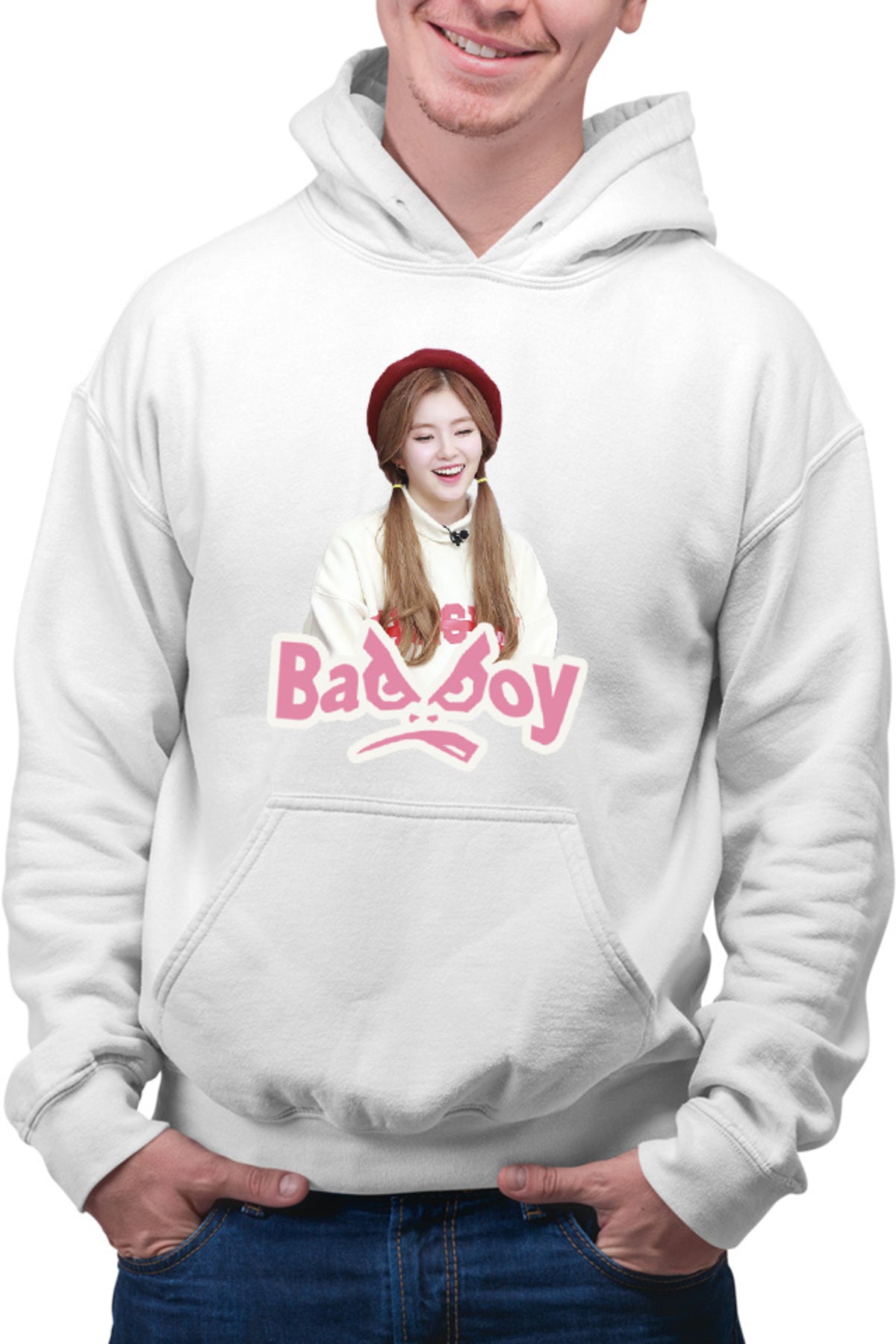 Hanorac barbati Red Velvet Bad Boy Album Concept Funny