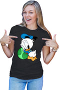 Tricou dama Donald Duck Kid Chibi Duckling Ball Play