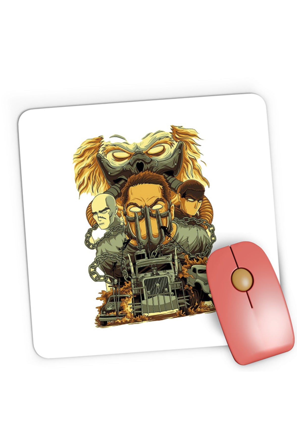 Mousepad Gaming Mad Max Post Apocaliptic Mel Gibson Societal Collapse, 21x19 cm