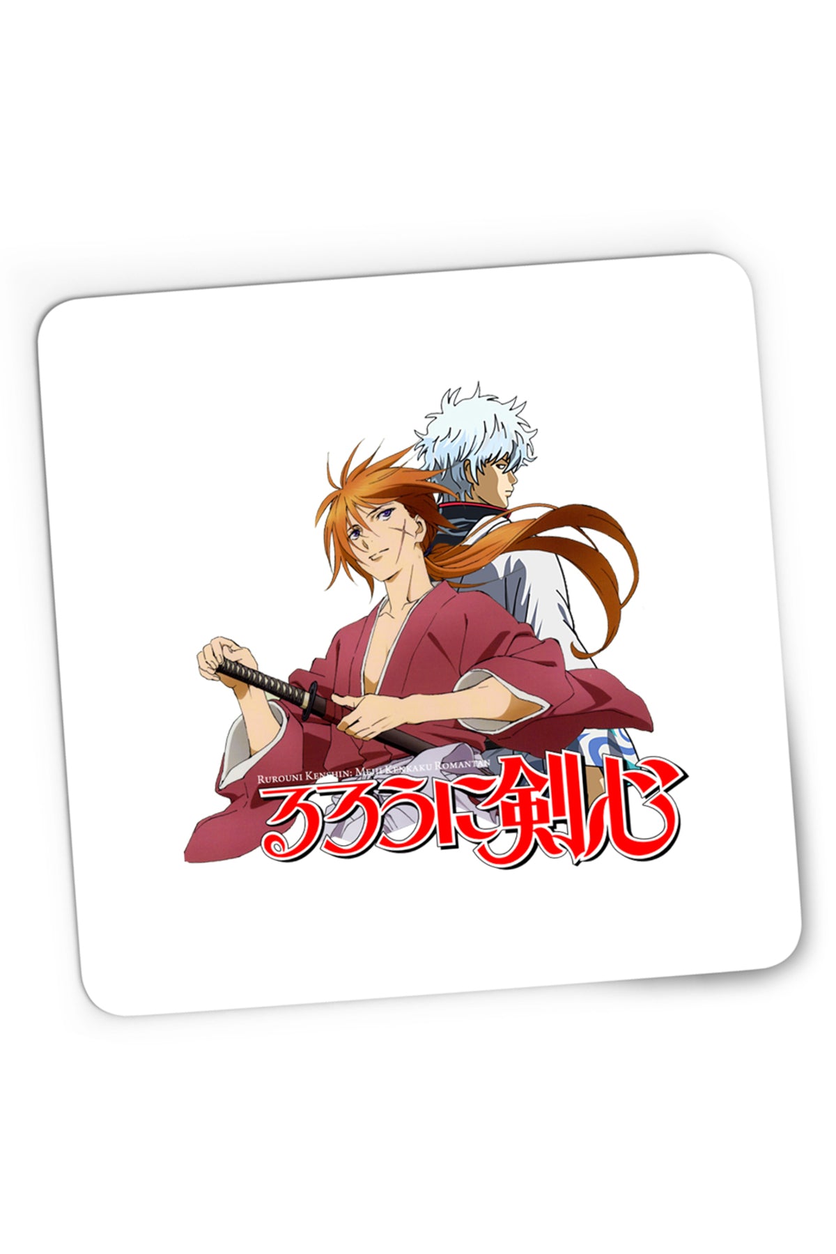 Mousepad Gaming Rurouni Kenshin Gintoki Kenshin Back, 21x19 cm