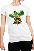Tricou dama Shrek Puss In The Boots Hulk Marvel DC Cat