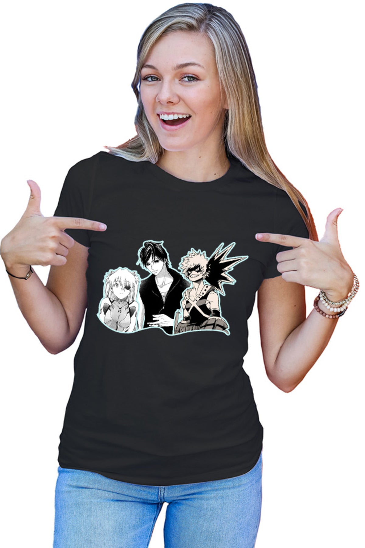 Tricou dama LDK Neon Genesis Evanghelion My Hero Academia