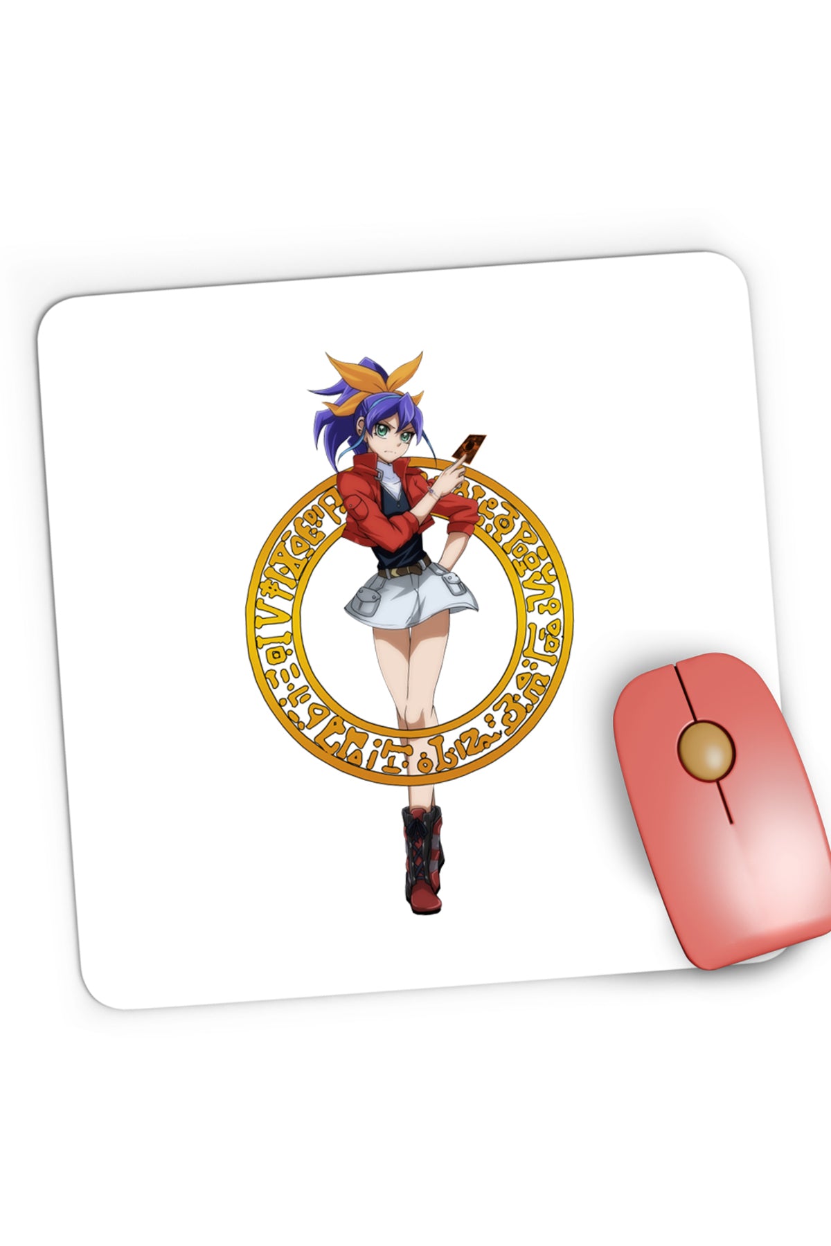 Mousepad Gaming Yu Gi Oh Anime Serena Magic Girl Player, 21x19 cm