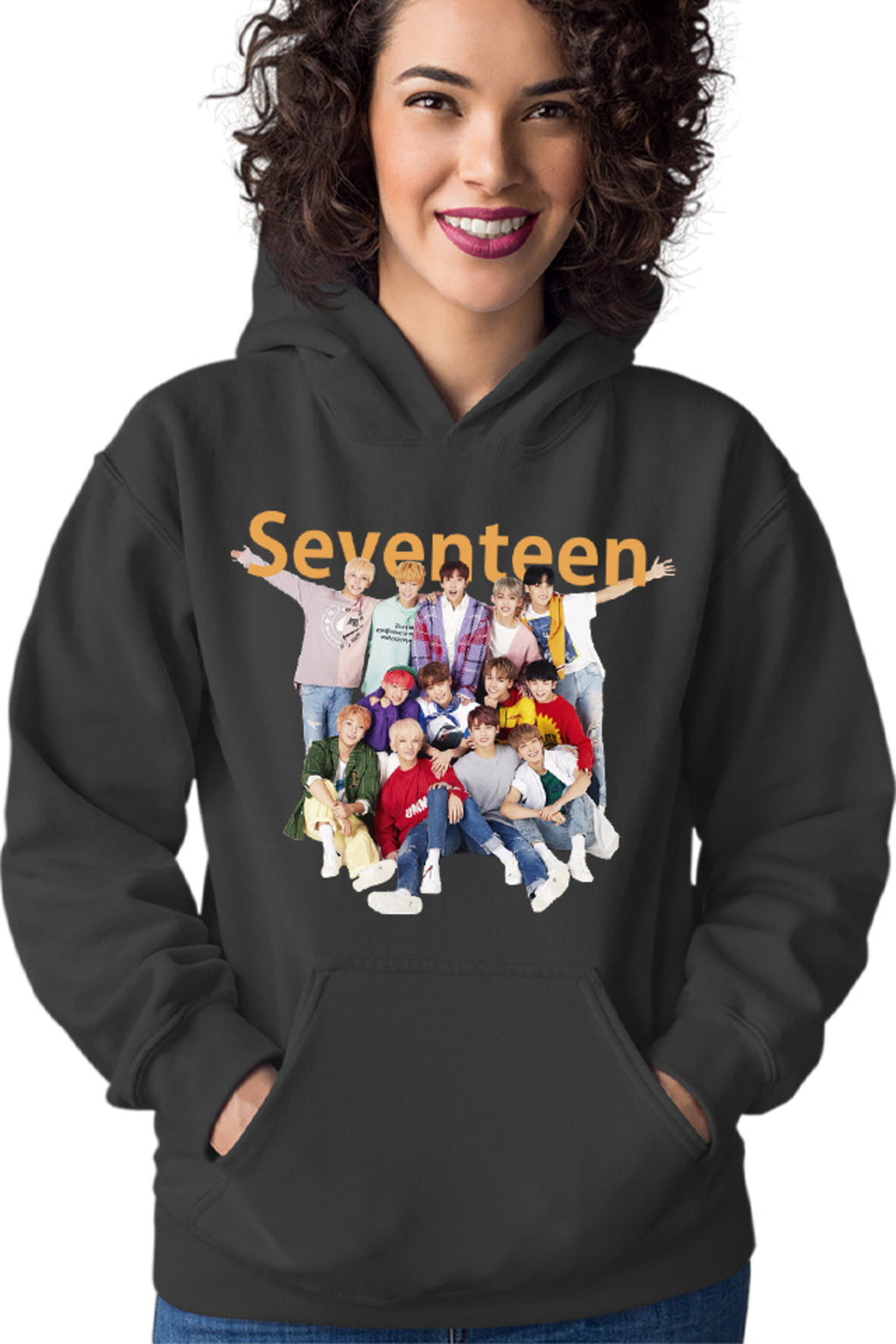 Hanorac dama Seventeen Group Members Fan Page Boys K-Pop