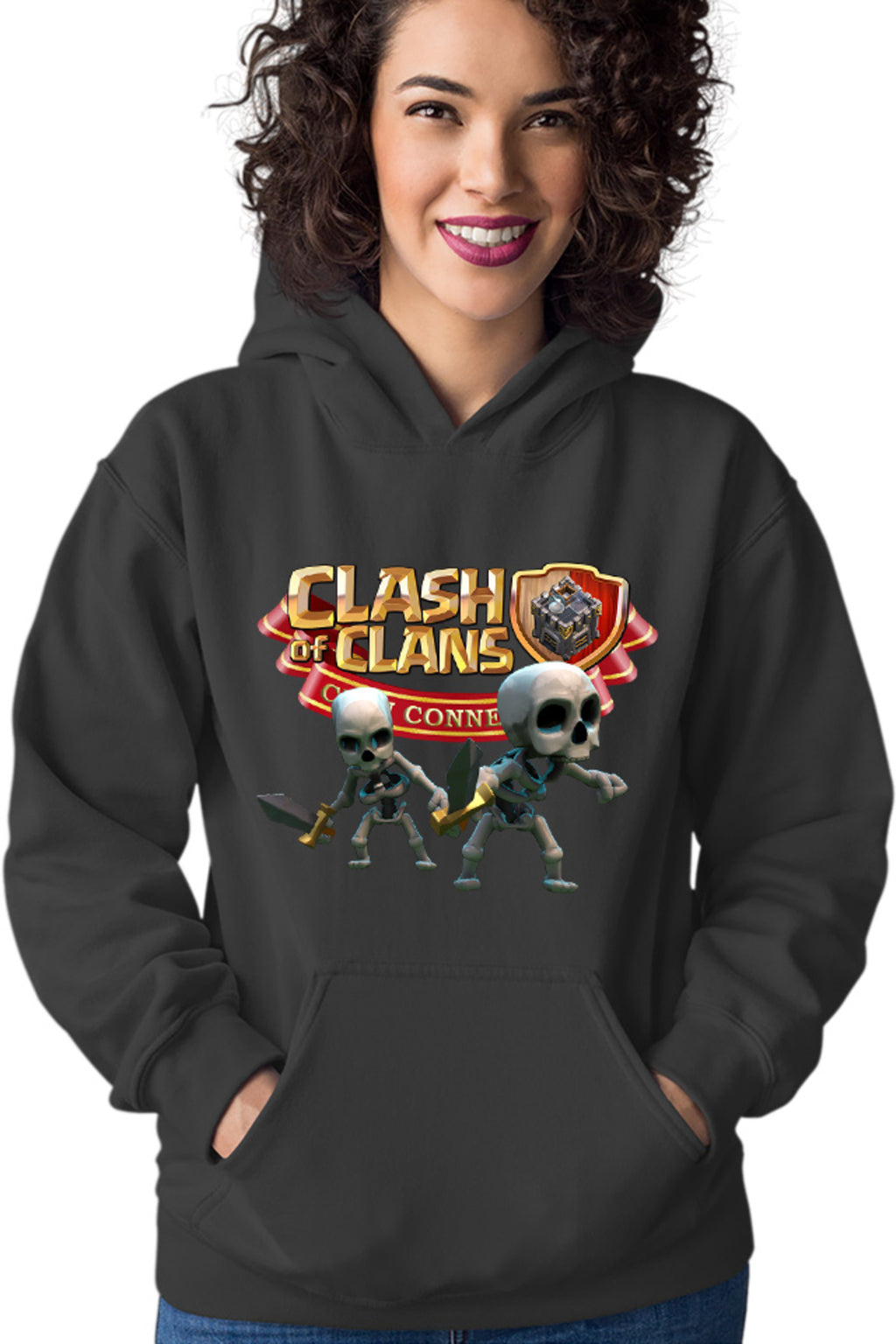Hanorac dama Clash of Clans Skeletons Team Tank Sword Fighters Logo