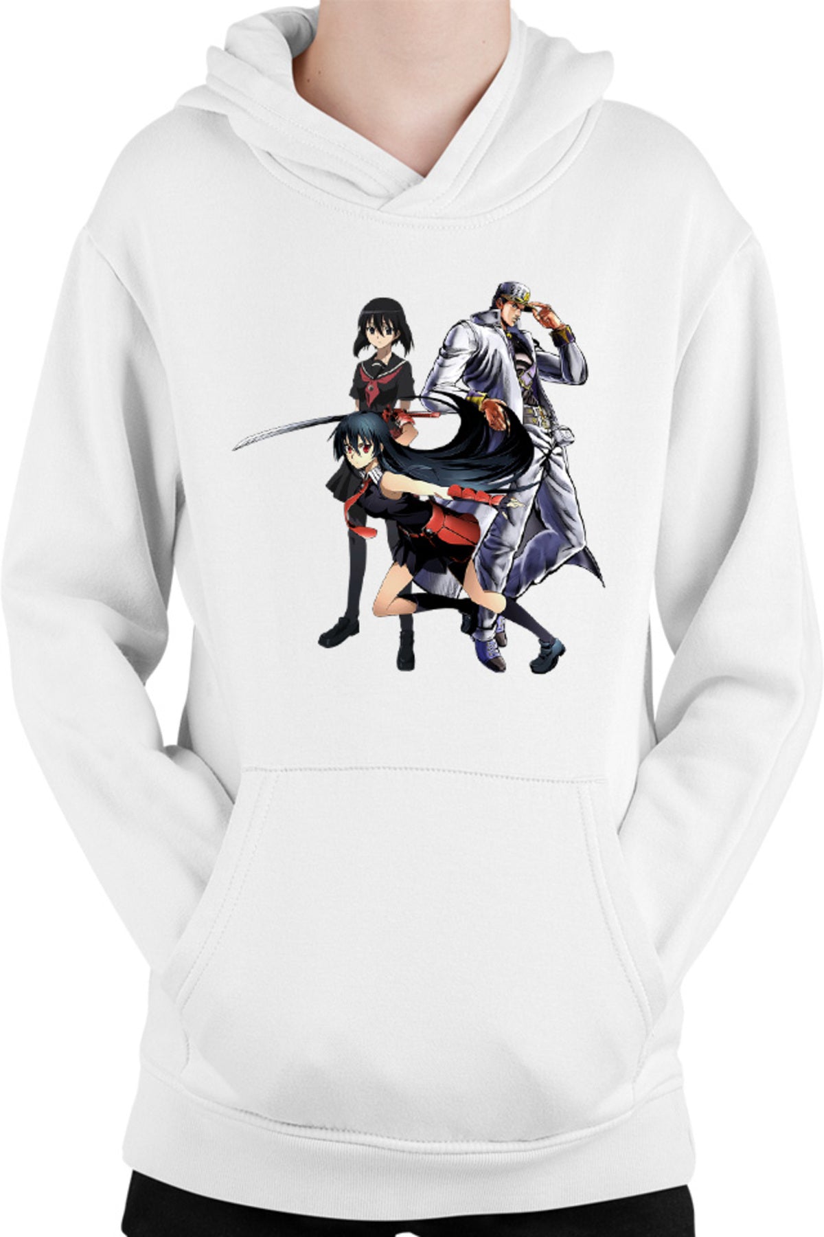 Hanorac copii Akame ga Kill Kurome Jotaro Jojo's Bizarre Super Power Family