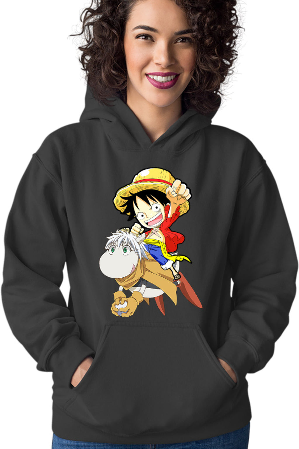 Hanorac dama Hoshin Engi Sibuxiang Lufy One Piece Cute Animal Boruto