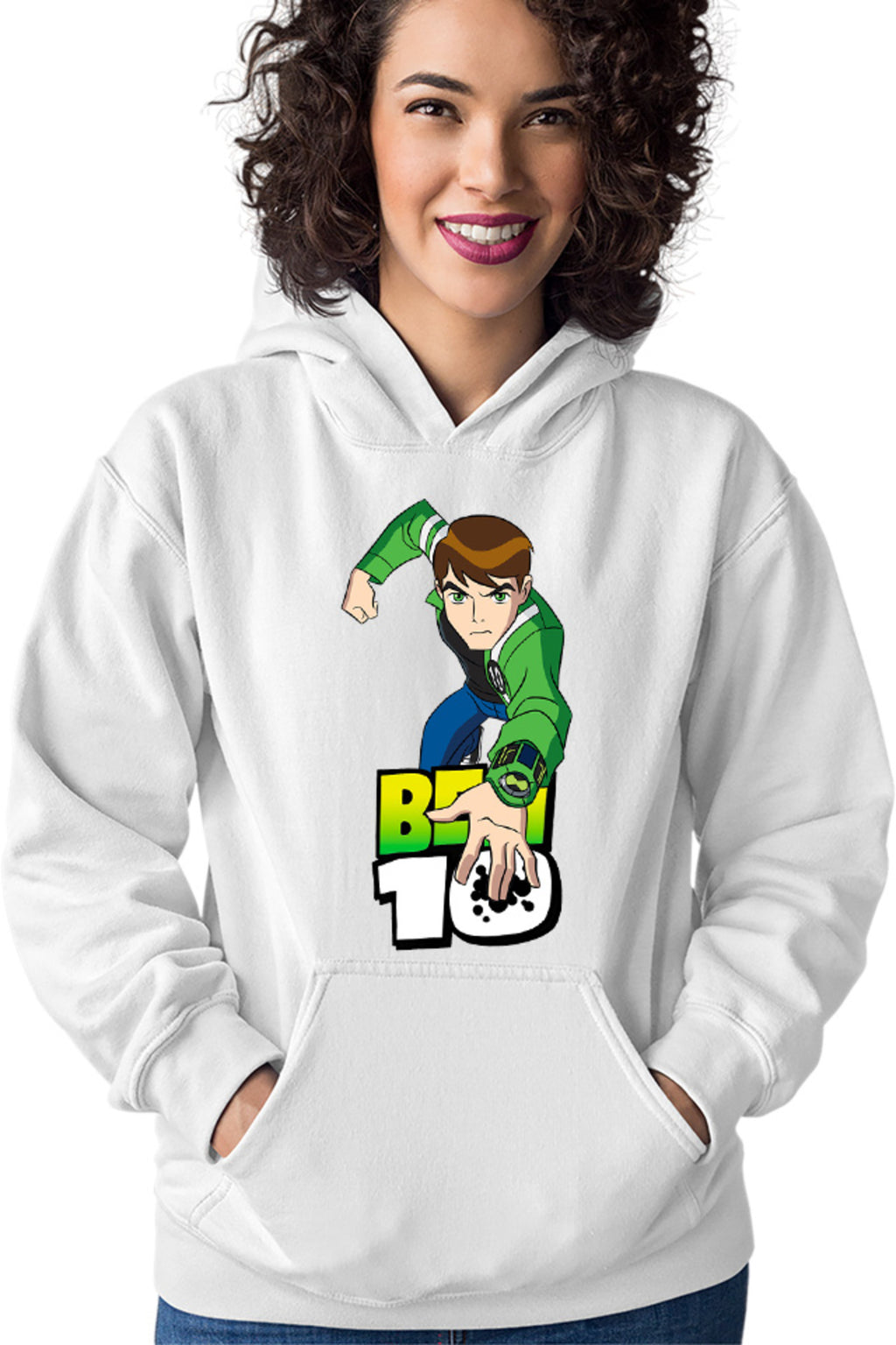 Hanorac dama Ben 10 Logo Comedy Action Sci-fi Monsters Fight