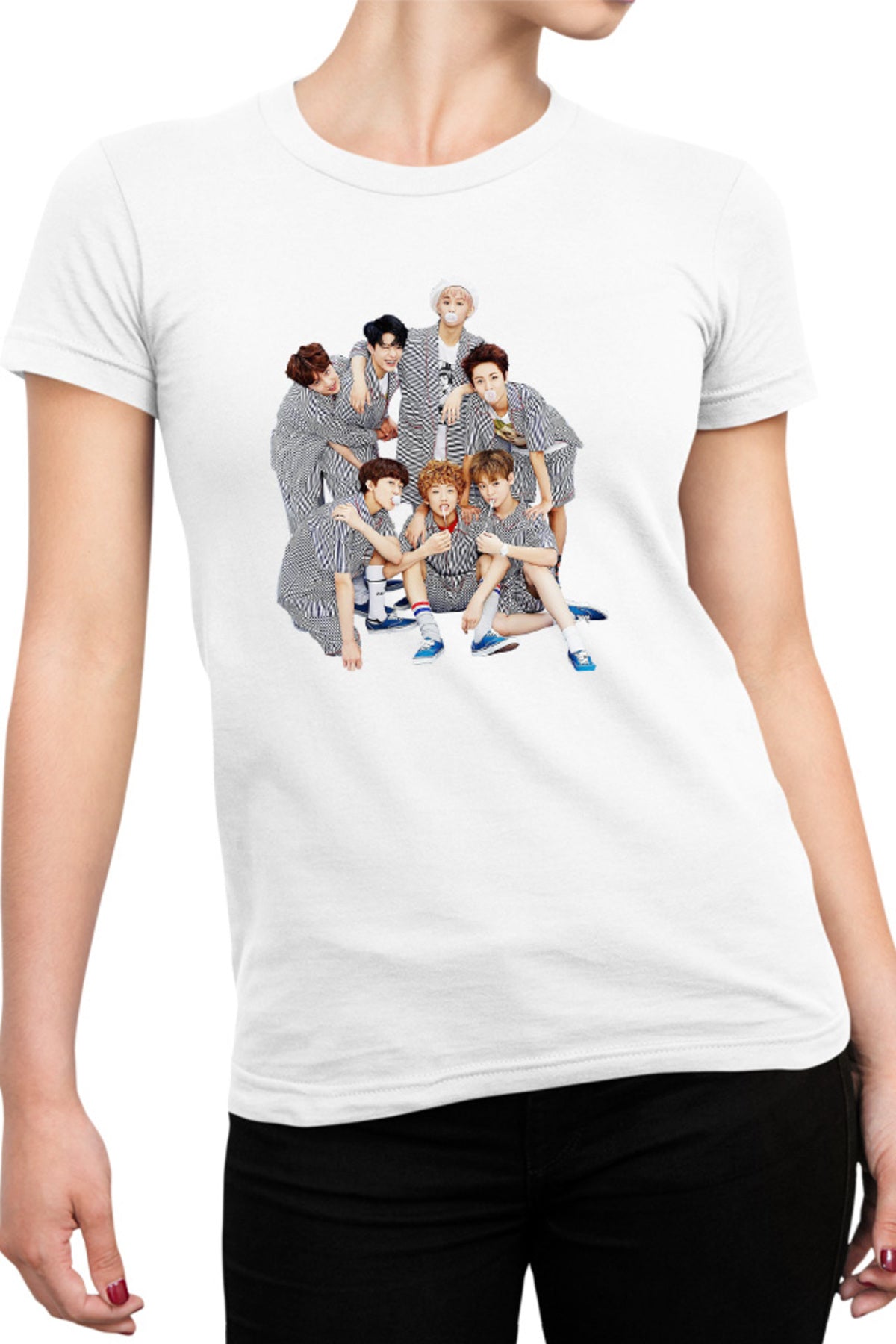 Tricou dama NCT Group Photo Idols Award MTV Music Performance