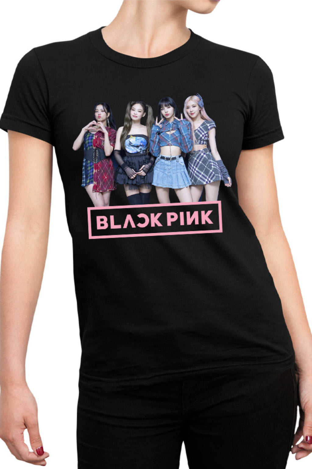 Tricou dama Blackpink Group Idols MTV Cute Expo Fashion