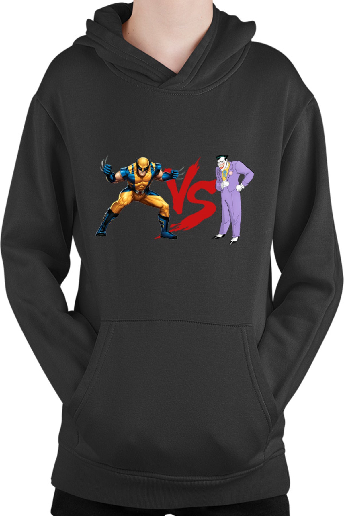 Hanorac copii Wolverine VS Joker Costume Cartoon