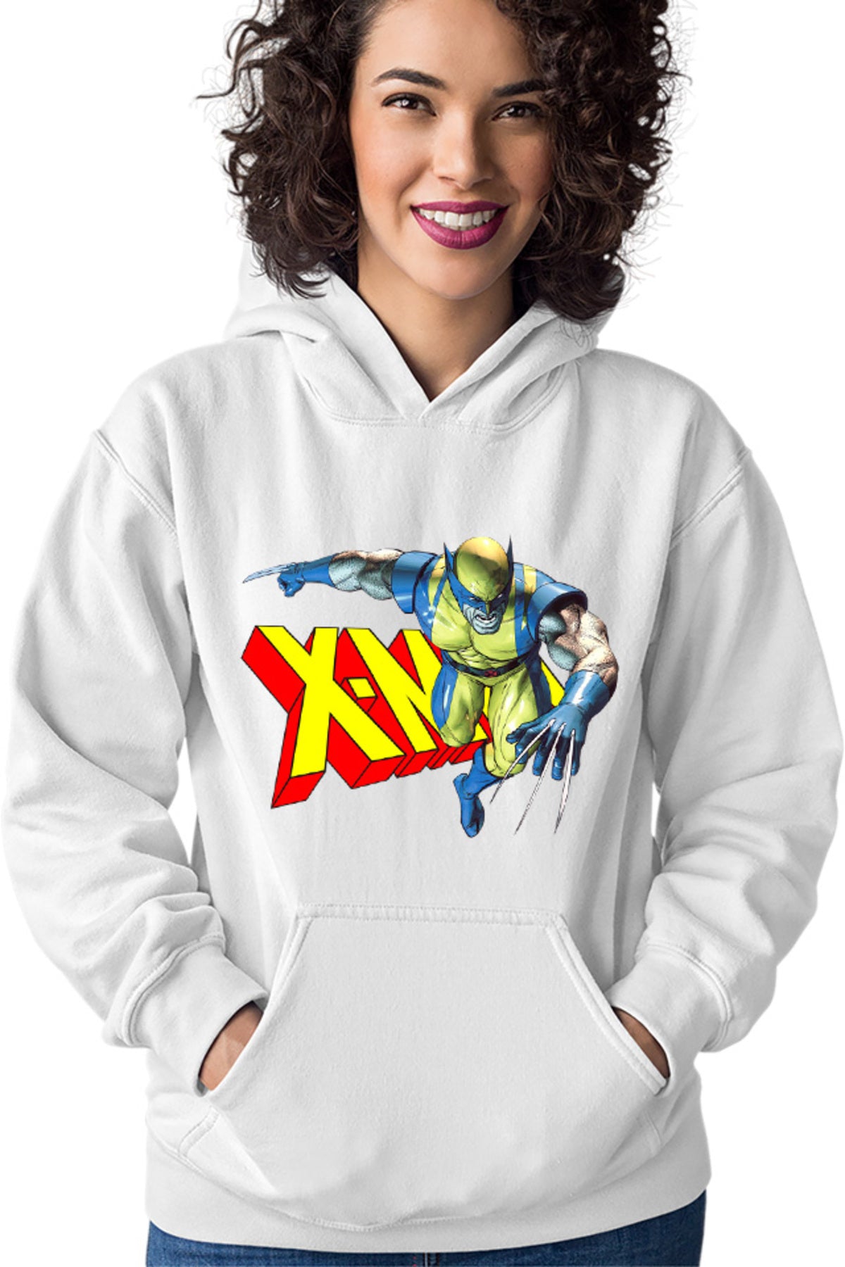 Hanorac dama Wolverine X-Men Logo Superpower Hero