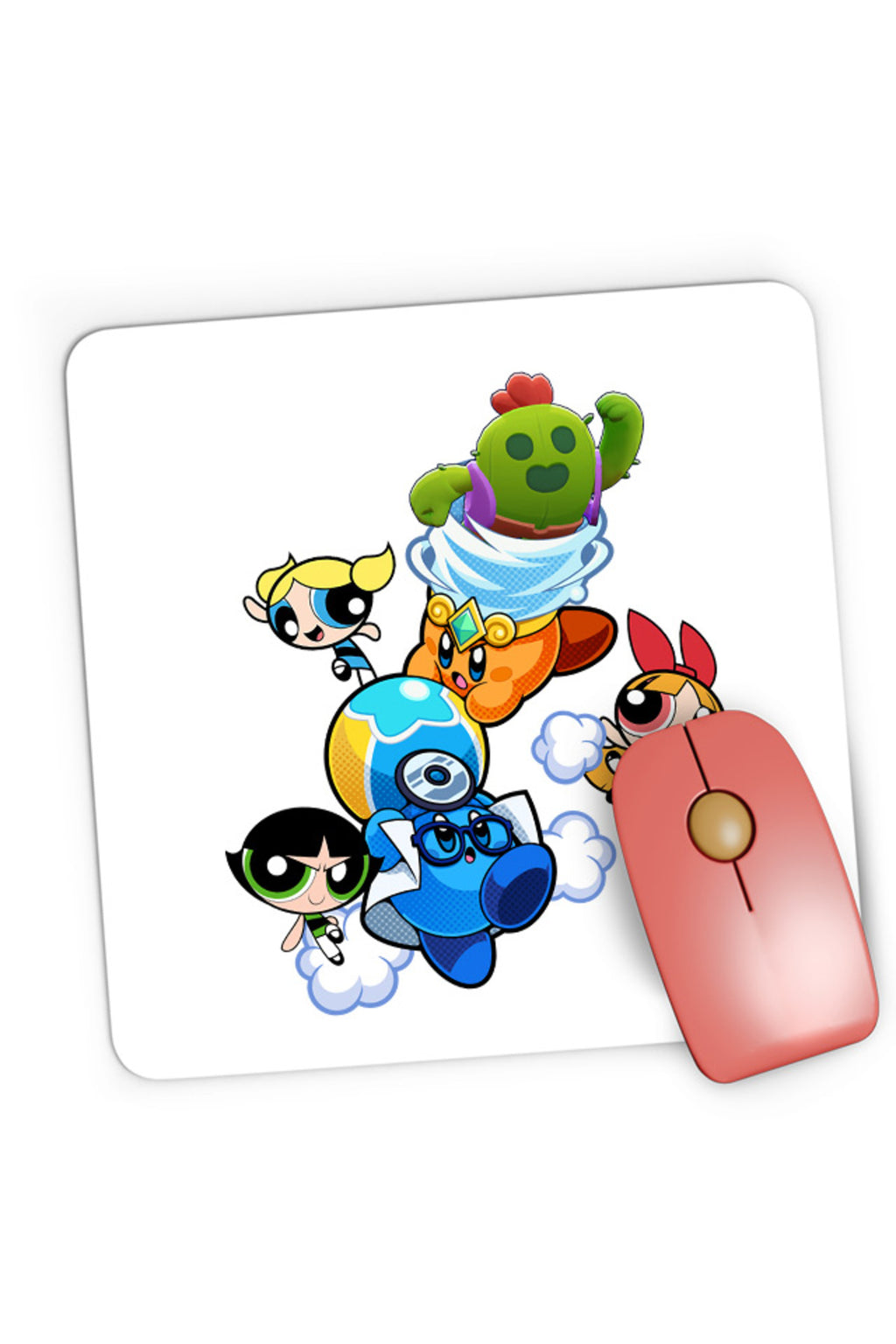 Mousepad Gaming Brawl Stars Happy Tank Powerpuff Girls Pokemon Weather, 21x19 cm