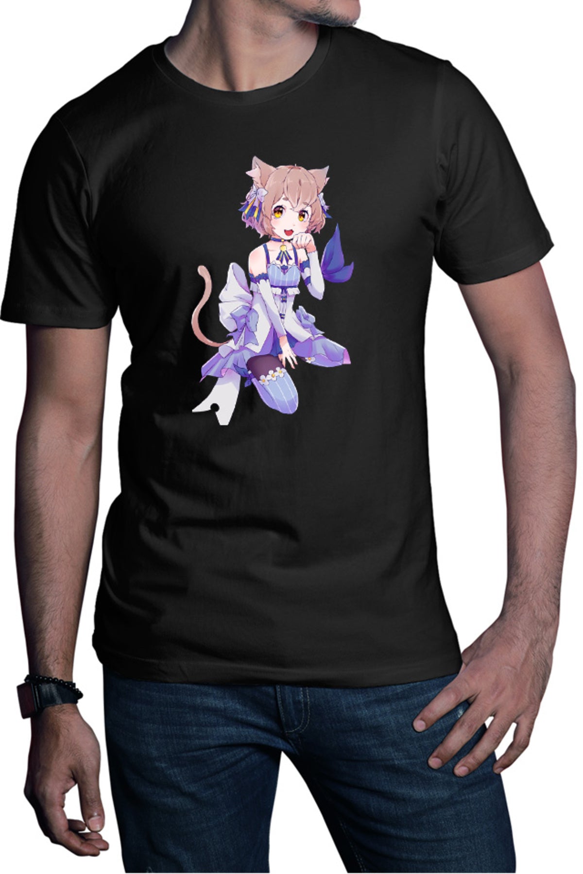 Tricou barbati Re Zero Felix Supportive Spy Otaku Cosplay Nya